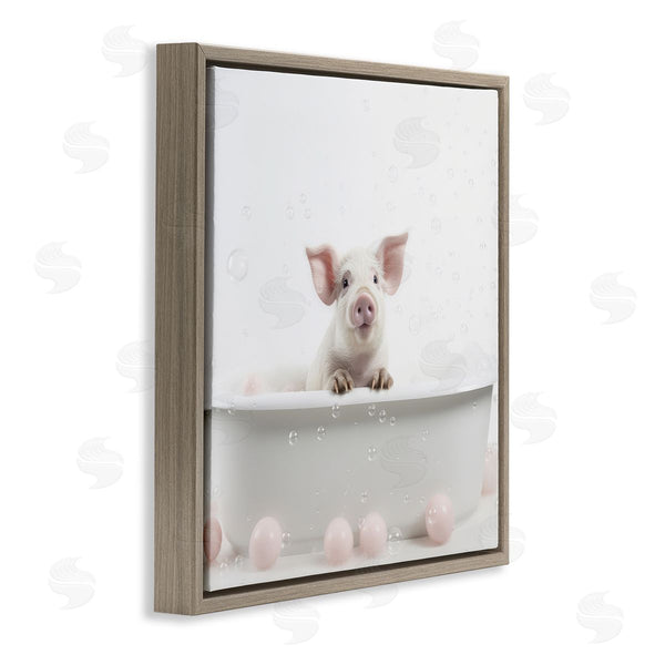 Stupell Industries Lazar Studio | Pig Bubble Bath