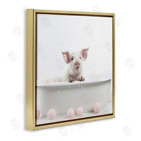 Stupell Industries Lazar Studio | Pig Bubble Bath