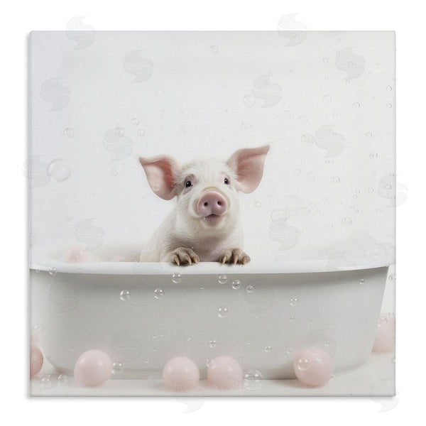 stupell industries Lazar Studio | Pig Bubble Bath