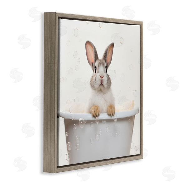 Stupell Industries Lazar Studio | Rabbit Bubble Bath