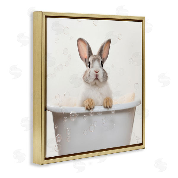 Stupell Industries Lazar Studio | Rabbit Bubble Bath