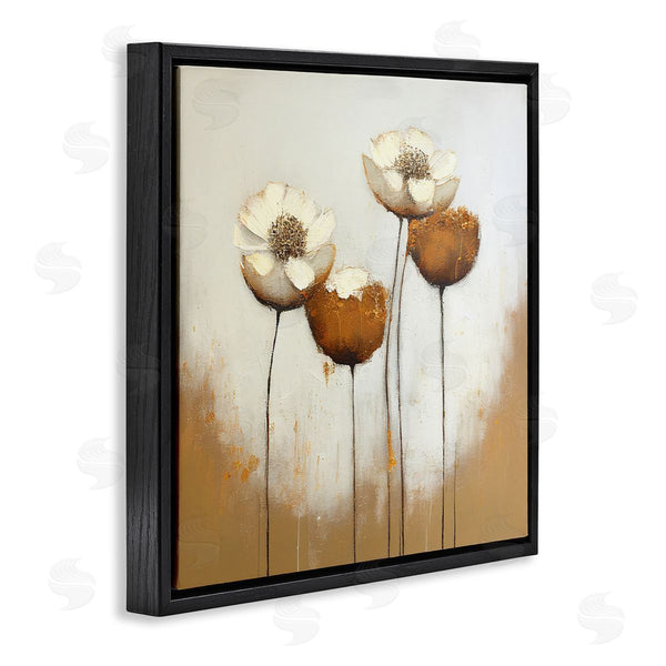 Stupell Industries Leah McLean | Brown & White Tulips