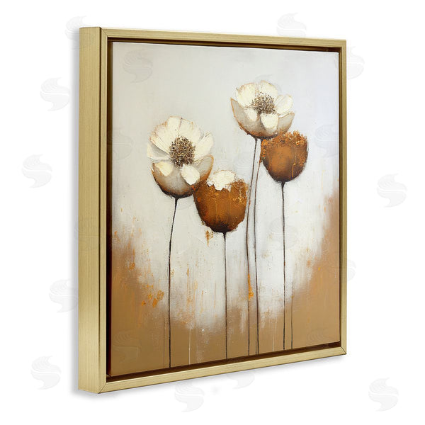 Stupell Industries Leah McLean | Brown & White Tulips
