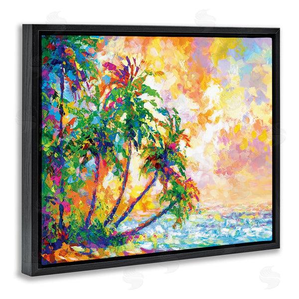 Stupell Industries Leon Devenice | Full Beach Palms