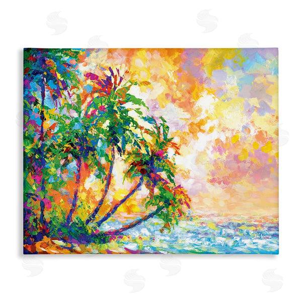 stupell industries Leon Devenice | Full Beach Palms