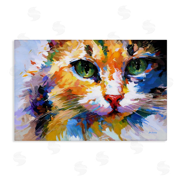 stupell industries Leon Devenice | Manx Cat Gaze