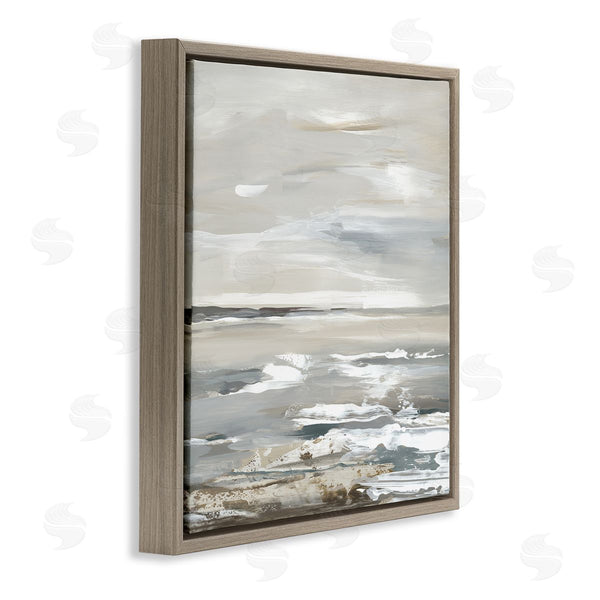Stupell Industries Lera | White Waves Impression