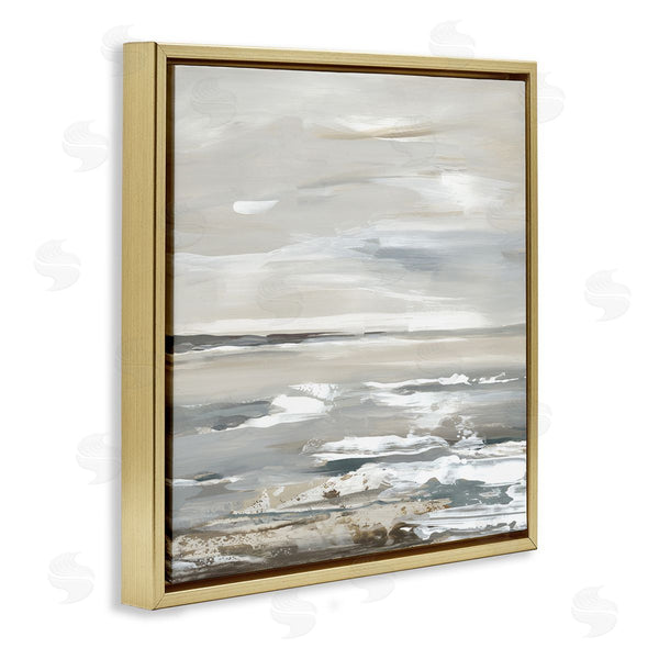 Stupell Industries Lera | White Waves Impression