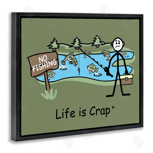 Stupell Industries LIC | No Fishing At Pond Wall Art