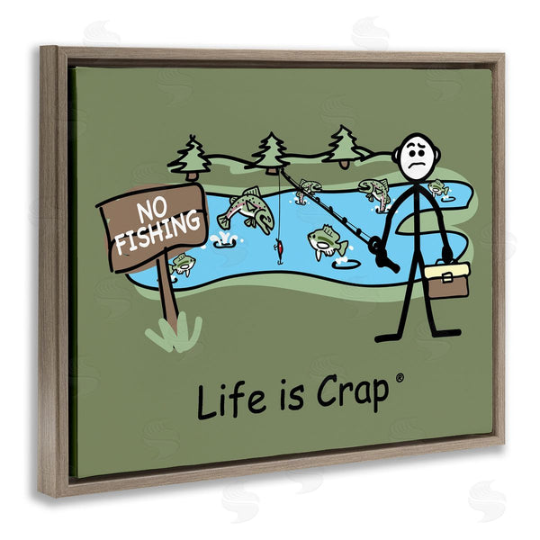 Stupell Industries LIC | No Fishing At Pond Wall Art