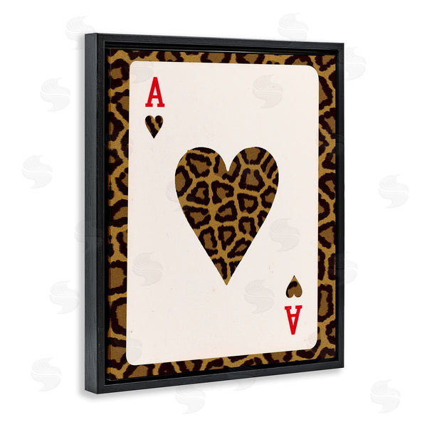 Stupell Industries Lil' Rue | Ace Of Hearts Leopard