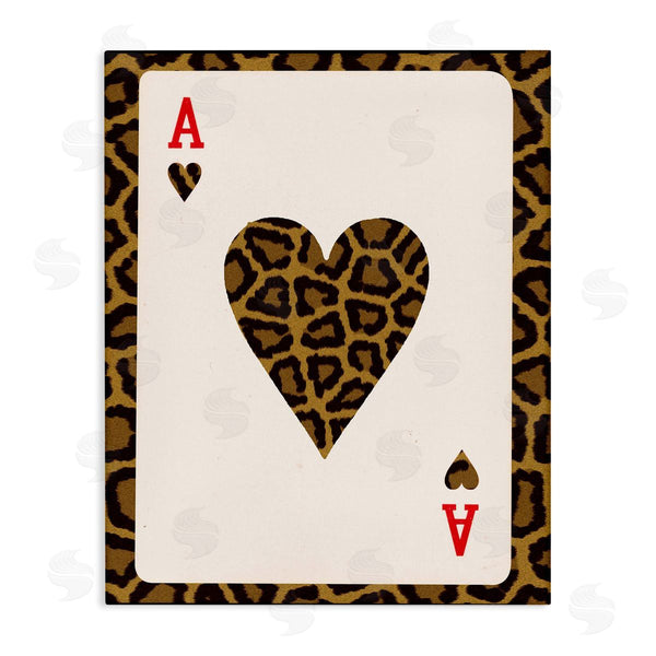 stupell industries Lil' Rue | Ace of Hearts Leopard