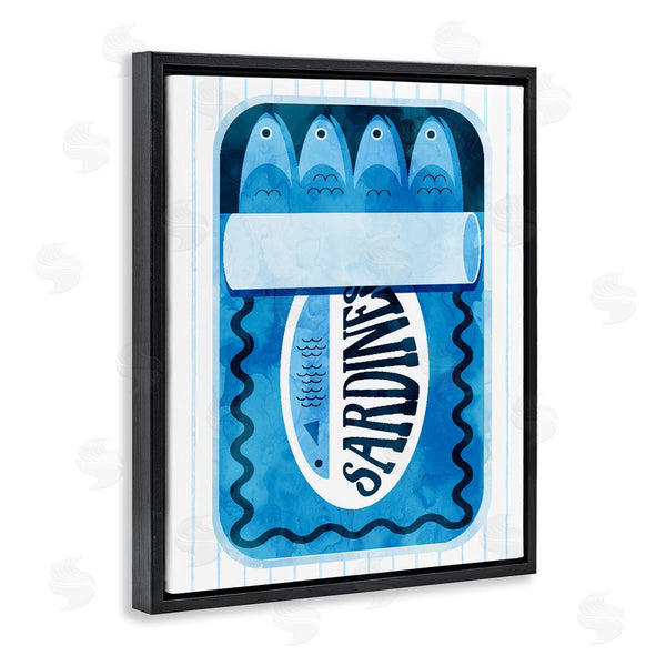 Stupell Industries Lil' Rue | Blue Canned Sardines