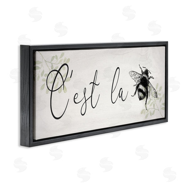 Stupell Industries Lil' Rue | C'est La Bee Phrase