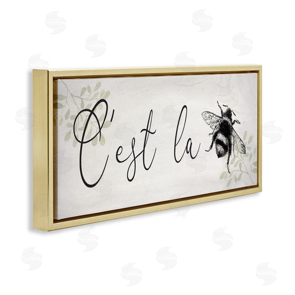 Stupell Industries Lil' Rue | C'est La Bee Phrase