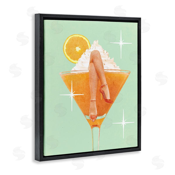 Stupell Industries Lil' Rue | Crossed Legs Cocktail