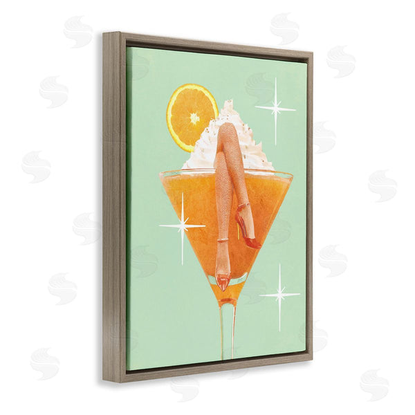Stupell Industries Lil' Rue | Crossed Legs Cocktail
