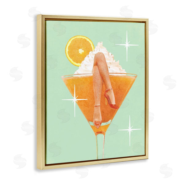 Stupell Industries Lil' Rue | Crossed Legs Cocktail
