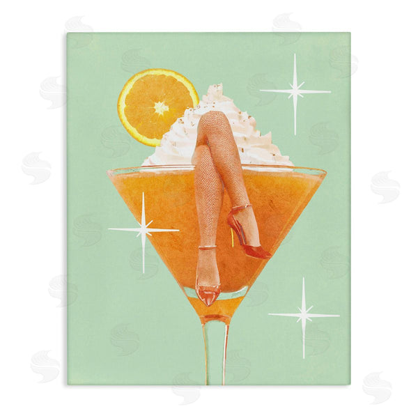 stupell industries Lil' Rue | Crossed Legs Cocktail