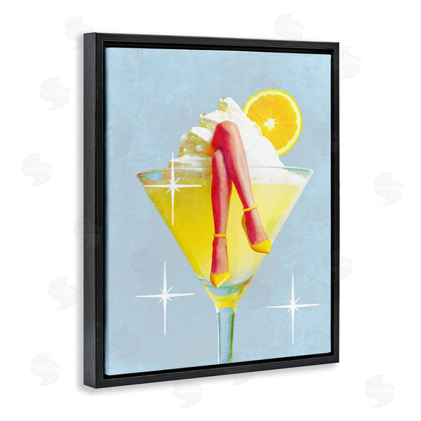 Stupell Industries Lil' Rue | Crossed Legs Drink