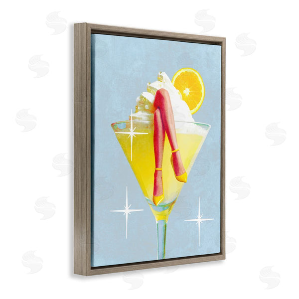 Stupell Industries Lil' Rue | Crossed Legs Drink