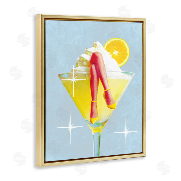 Stupell Industries Lil' Rue | Crossed Legs Drink
