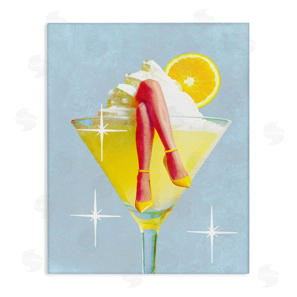 stupell industries Lil' Rue | Crossed Legs Drink