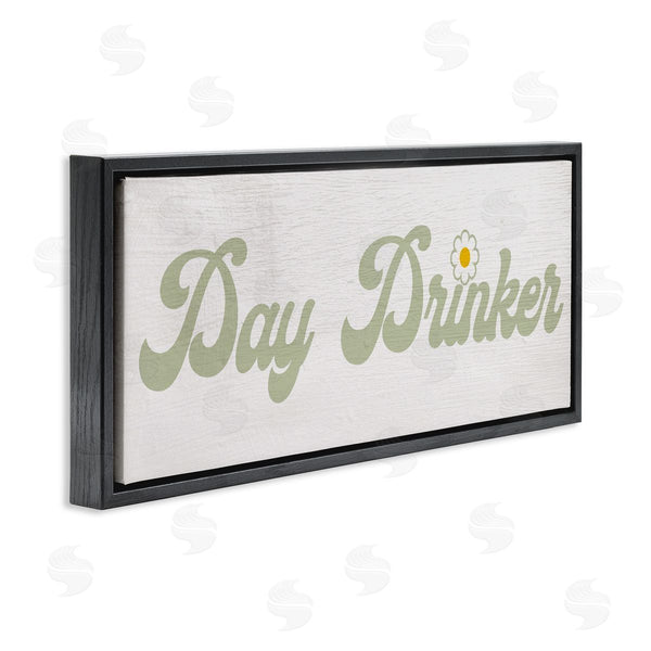 Stupell Industries Lil' Rue | Day Drinker Retro Text