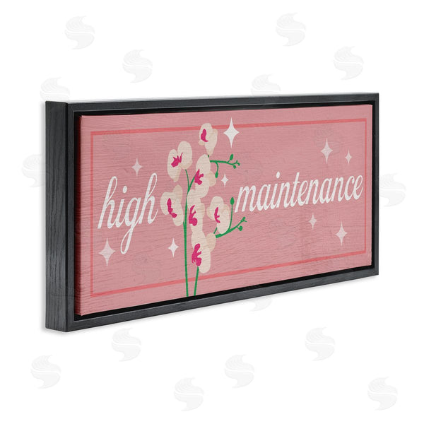 Stupell Industries Lil' Rue | Floral High Maintenance