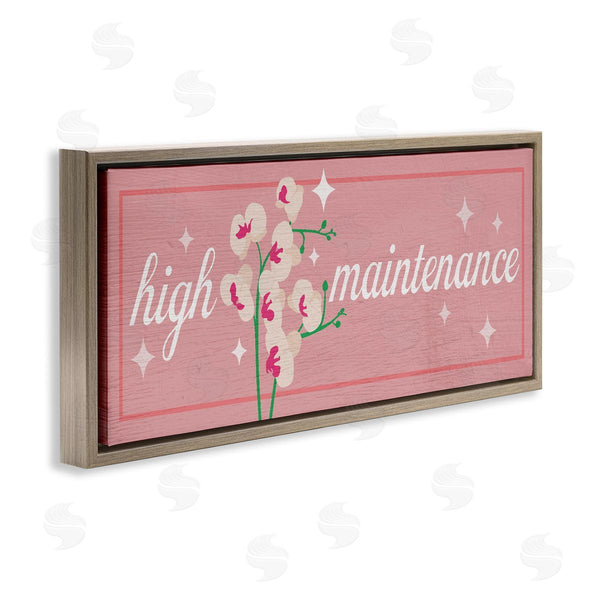 Stupell Industries Lil' Rue | Floral High Maintenance