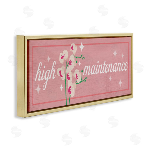 Stupell Industries Lil' Rue | Floral High Maintenance