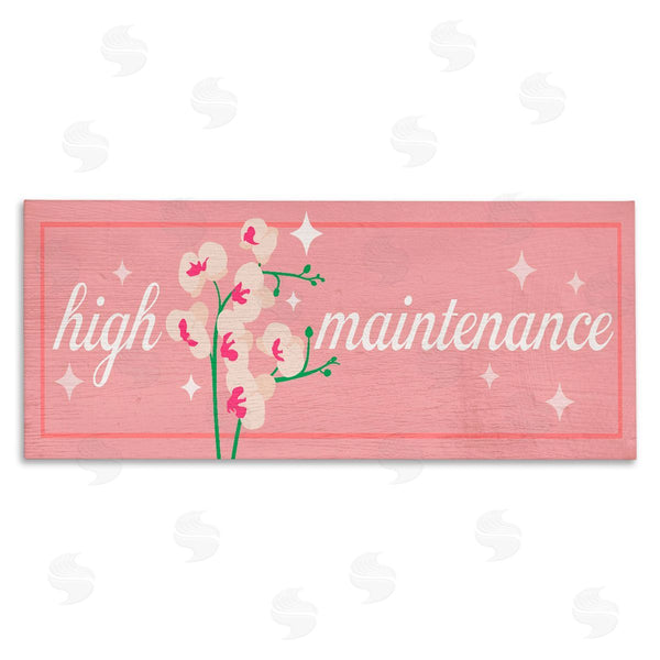 stupell industries Lil' Rue | Floral High Maintenance