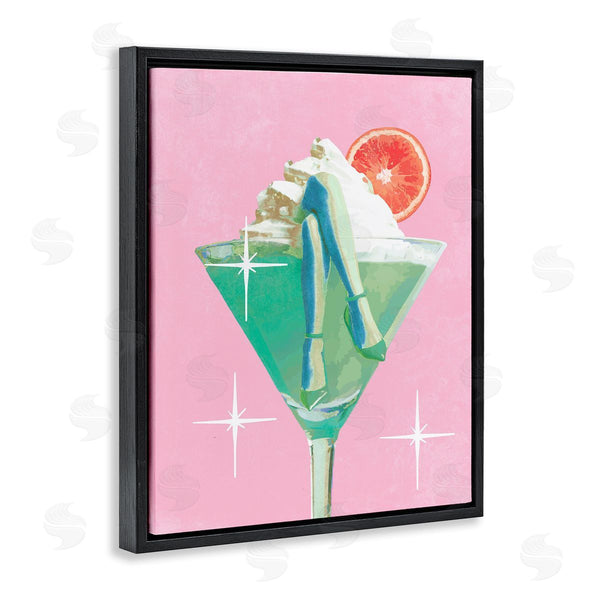 Stupell Industries Lil' Rue | Glam Legs With Cocktail
