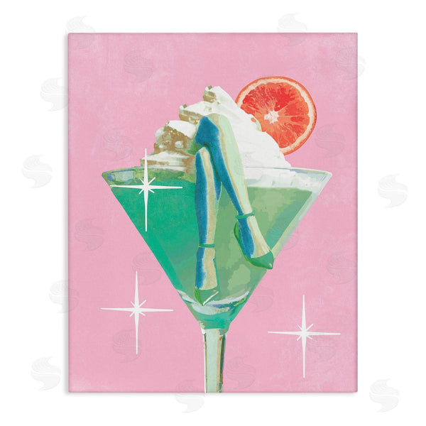 stupell industries Lil' Rue | Glam Legs with Cocktail
