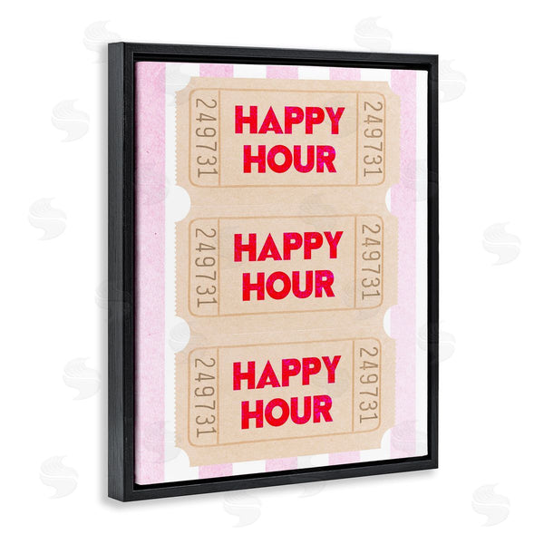 Stupell Industries Lil' Rue | Happy Hour Ticket Stubs
