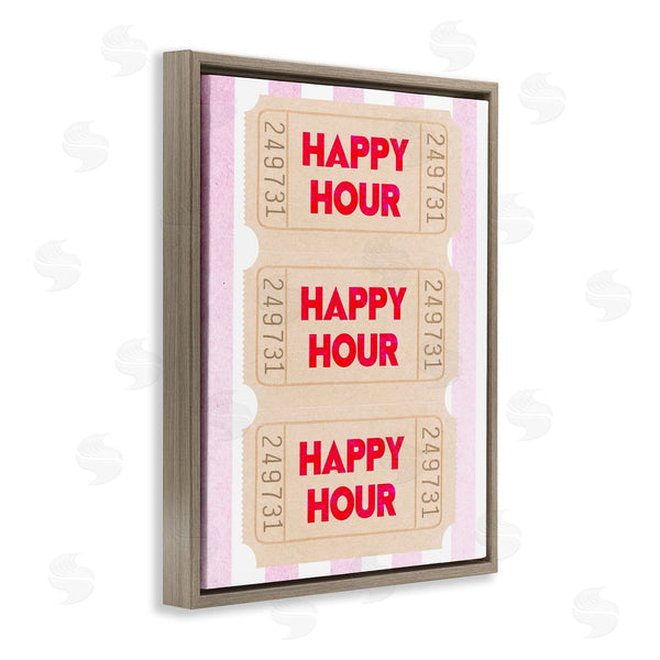 Stupell Industries Lil' Rue | Happy Hour Ticket Stubs