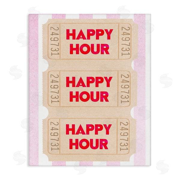 stupell industries Lil' Rue | Happy Hour Ticket Stubs