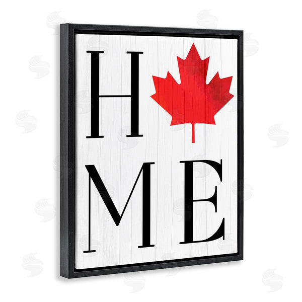 Stupell Industries Lil' Rue | Home With Maple Leaf