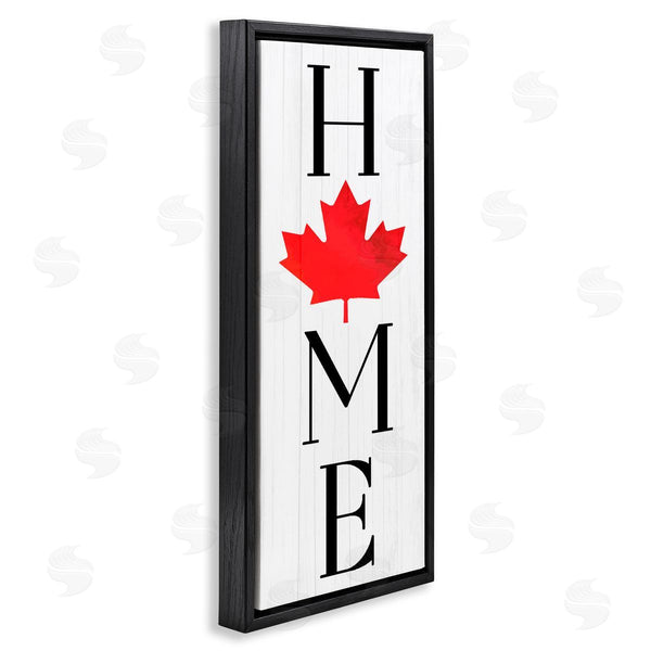 Stupell Industries Lil' Rue | Home With Red Leaf