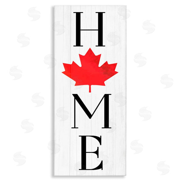 stupell industries Lil' Rue | Home with Red Leaf