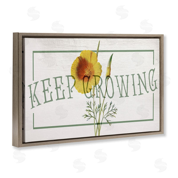 Stupell Industries Lil' Rue | Keep Growing With Poppy