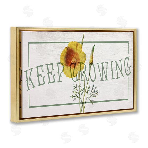 Stupell Industries Lil' Rue | Keep Growing With Poppy