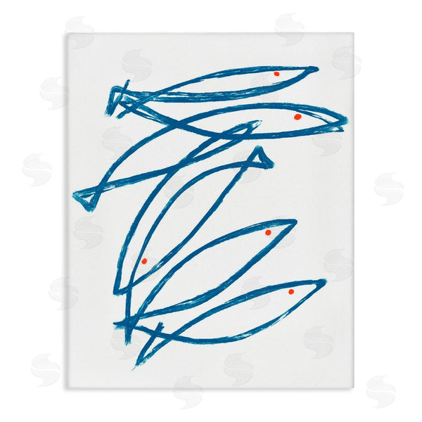 stupell industries Lil' Rue | Minimalist Fish Outline
