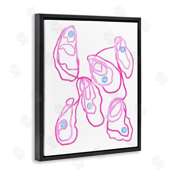 Stupell Industries Lil' Rue | Minimalist Pink Oysters