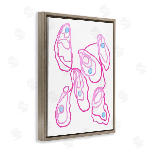 Stupell Industries Lil' Rue | Minimalist Pink Oysters