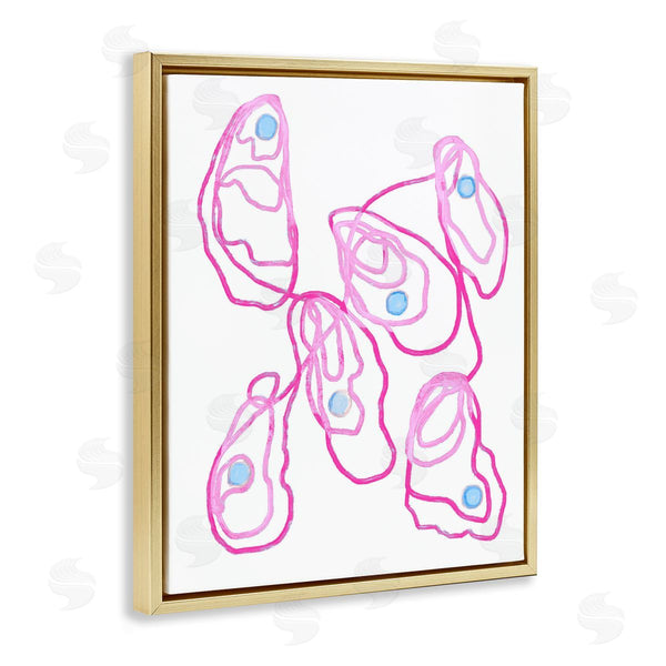 Stupell Industries Lil' Rue | Minimalist Pink Oysters