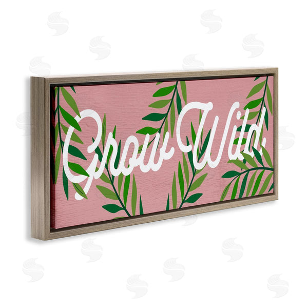 Stupell Industries Lil' Rue | Pink & Green Grow Wild