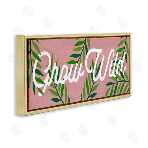 Stupell Industries Lil' Rue | Pink & Green Grow Wild