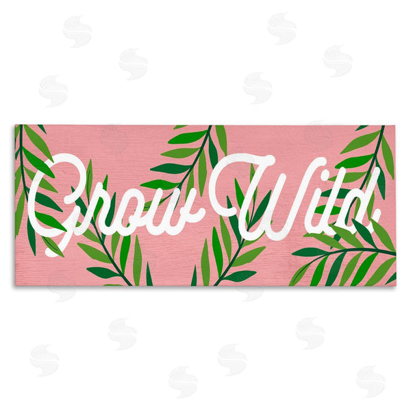 stupell industries Lil' Rue | Pink & Green Grow Wild