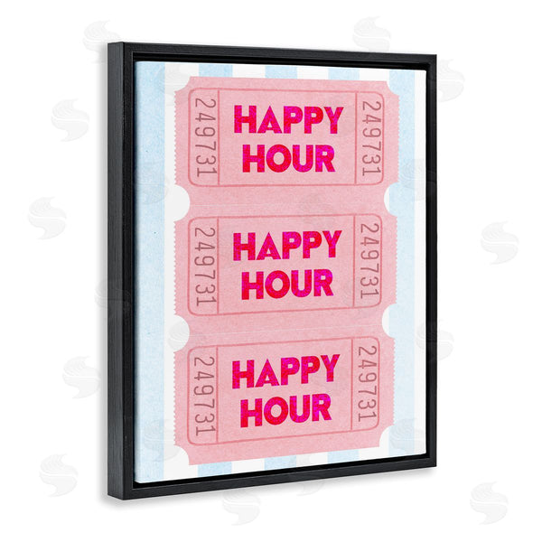 Stupell Industries Lil' Rue | Pink Happy Hour Tickets